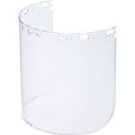 Gateway Safety 8" x 15-1/2" Clear Molded Visors - 10 Pack