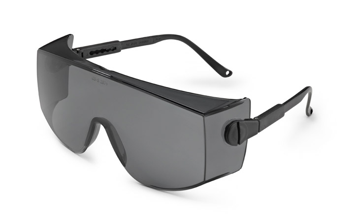 Gateway Safety CoverAlls™ OTG Gray Lens Black Temples Safety Glasses - 10 Pack