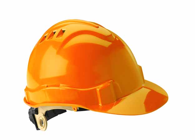 Gateway Safety Serpent® Hi-Viz Orange Cap Style Ratchet Suspension Vented Hard Hat  - 10 Pack