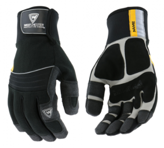 West Chester The Yeti Black Waterproof High Dexterity Gloves