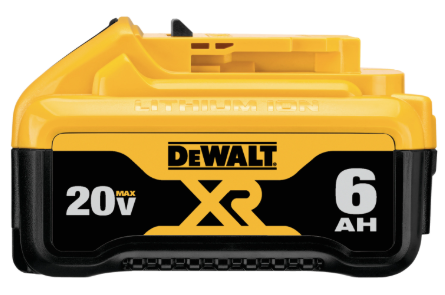 DeWalt 20V Max Premium XR 6Ah Lithium Ion Battery Pack