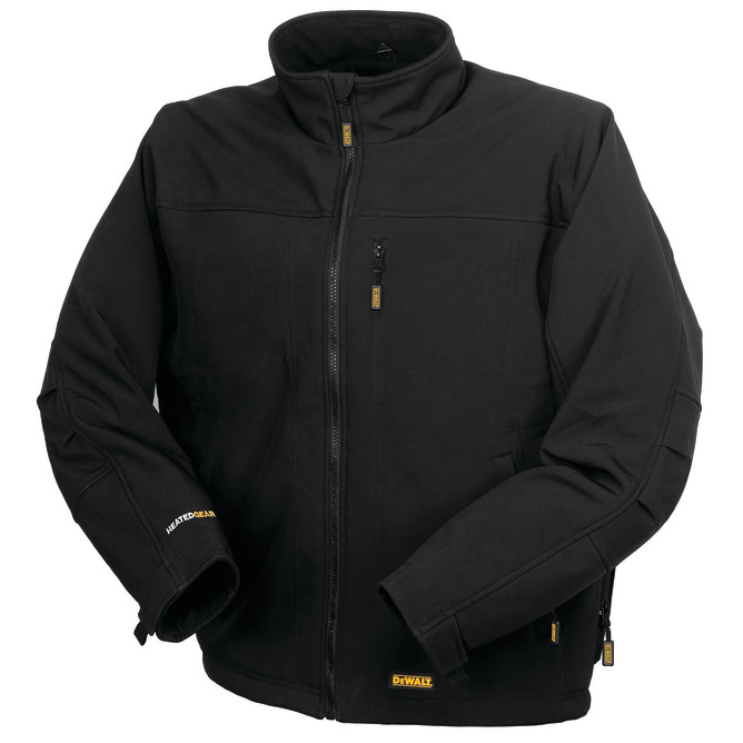 DeWalt Black Unisex Soft Shell Bare Heated Jacket