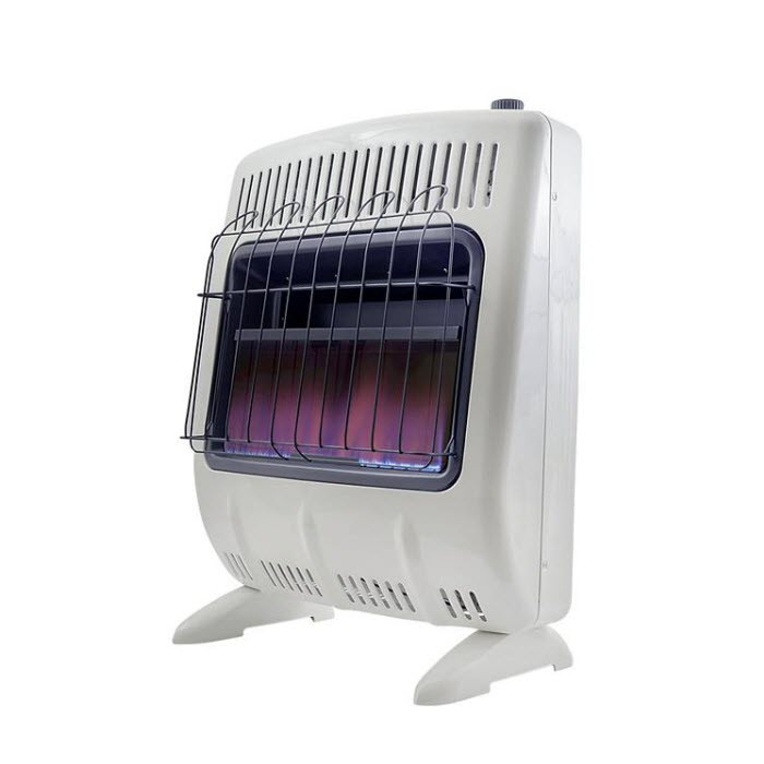 HeatStar 30,000 BTU Vent Free Blue Flame Propane Heater w/ Thermostat & Blower