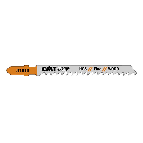CMT 4" x 6TPI Good Straight Cut Hard/Softwood Plywood & Plastic Jig Saw Blades - 5 Pack