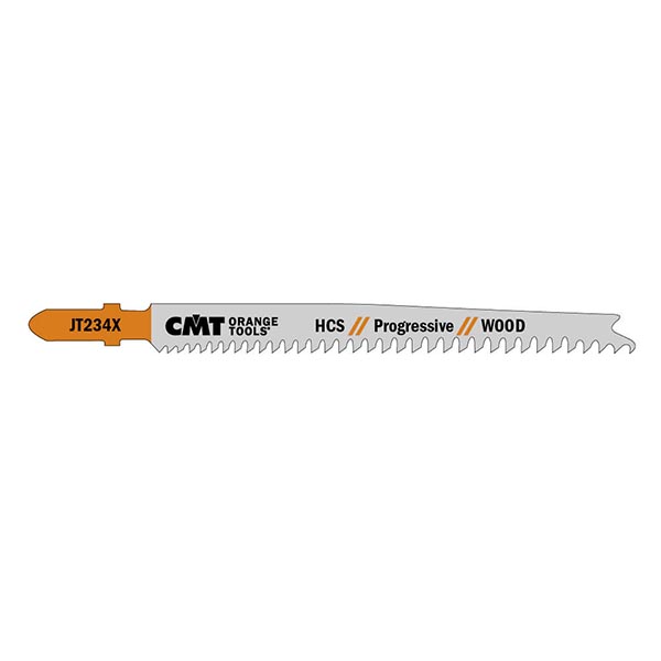 CMT 4-1/2" x 8-1/2TPI Straight Cut Hard/Softwood Plywood OSB & Laminates Jig Saw Blades - 5 Pack