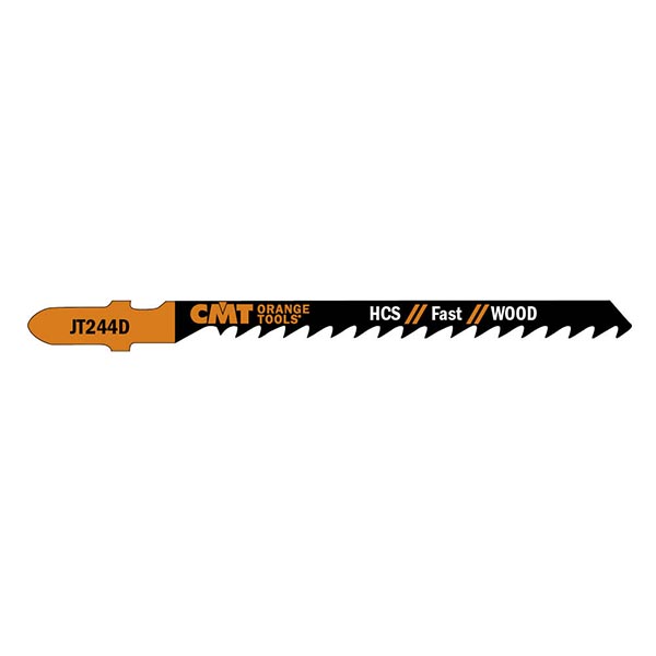 CMT 4" x 6TPI Fast Curve Coarse Cut Hard/Softwood Jig Saw Blades - 5 Pack