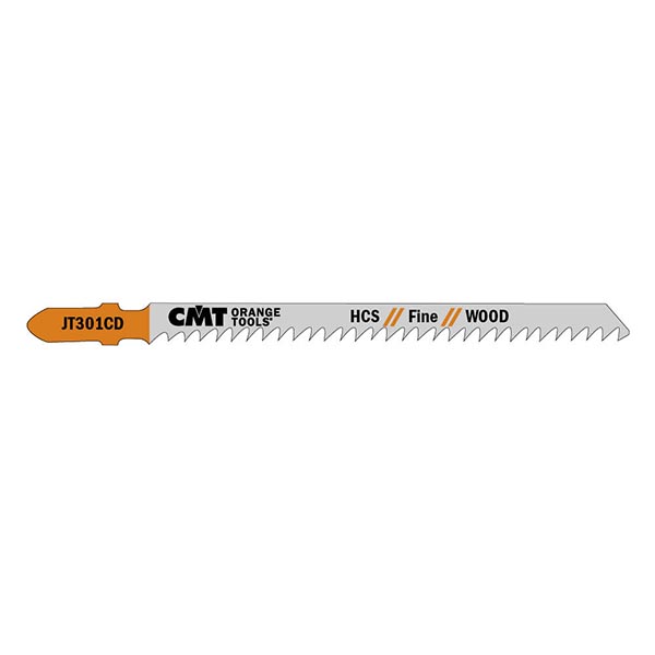 CMT 4-1/2" x 8TPI Straight Cut Hard/Softwood Plywood Plastic & Laminates Jig Saw Blades - 5 Pack