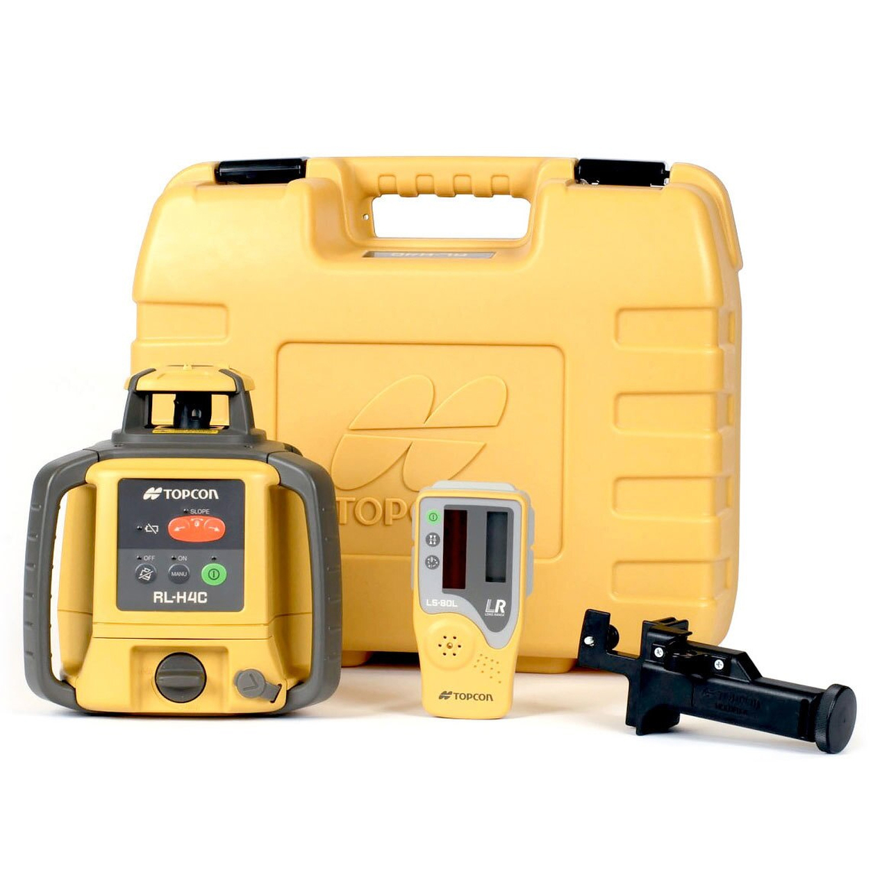 Topcon RL-H5A  Horizontal Self-Leveling Rotary Laser w/ LS-80L Receiver & Rechargeable Battery (1021200-14)