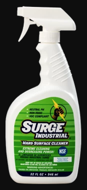 Surge Industrial 32oz, Ready To Use Hard Surface Cleaner Spray - 6 Bottles