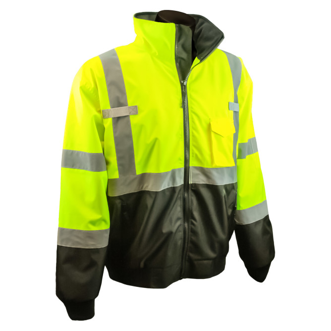 Radians Class 3 High Visibility Yellow Bomber Jacket