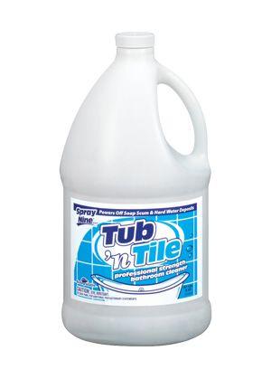 Spray Nine 27501 Tub 'N Tile Cleaner,1 Gallon