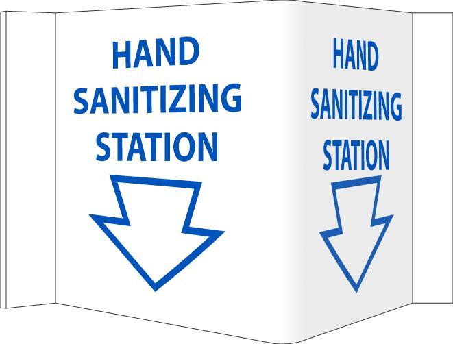 HAND SANITIZING STATION VISI SIGN