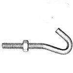 Stainless Steel Screw Hooks Machine Thread with Nut 8/32 X 1-5/8