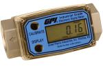 GPI 1-Inch G2 Industrial Aluminum Digital Flow Meter, 5-50 GPM