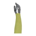 PIP Kut Gard® 18" Yellow A5 SmartFit® Single Ply PolyKor® Xrystal®/Para-Aramid Blended Arm Sleeves
