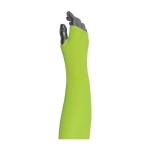 PIP Kut Gard® 18" Neon Yellow A3 SmartFit® Single Ply ACP/Kevlar Blended Arm Sleeves - Thumb Hole