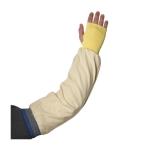 PIP Kut Gard® 26" Yellow A1 Single Ply Cotton/Kevlar Blended Sleeve - Blue/Gold Elastic End & Thumb Hole