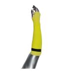 PIP Kut Gard® 18" Yellow 2 Ply Adjustable Velcro Closure Kevlar Sleeve - Thumb Hole