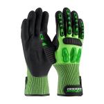 PIP Maximum Safety® TuffMax3™ Hi-Vis Green HPPE Safety Gloves