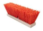 Magnolia Brush OSHA-Orange 16" Flex Handle High Visibility Plastic Street Broom
