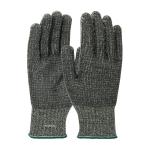 PIP Kut Gard® Salt & Pepper PVC Dotted Polyester Lined PolyKor® Blended Cut Resistant Gloves - Medium Weight