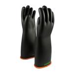 PIP Novax® 18" Black/Orange Class 3 Straight Cuff Insulated Rubber Gloves