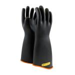 PIP Novax® 18" Black/Orange Class 2 Contour Cuff Insulated Rubber Gloves
