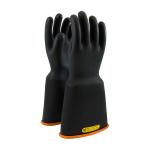 PIP Novax® 16" Black/Orange Class 2 Bell Cuff Insulated Rubber Gloves