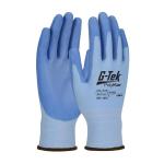 PIP G-Tek® PolyKor® Blue 18 Gauge Premium Seamless Knit Smooth Grip Polyurethane Coated Gloves