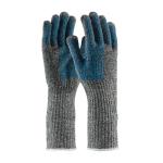 PIP Kut Gard® Large Gray Dyneema® Extended Cuff Double-Sided PVC Dot Grip Cut Resistant Slabbers Gloves