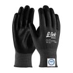 PIP G-Tek® 3GX® Black 13G Seamless Knit Dyneema® Polyurethane Coated Smooth Grip Touchscreen Compatible Gloves - A4