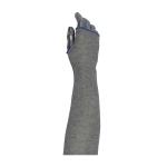 PIP Kut Gard® Gray 18" Two Ply Seamless Knit ACP/Dyneema® Blended Sleeve - Thumb Hole