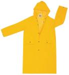 MCR Safety Classic Yellow .35mm PVC/Polyester 49" Rain Coat