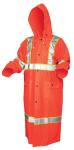MCR Safety Luminator Class 3 .35mm PVC/Polyester 49" Rain Coat