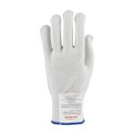 PIP Kut Gard® White Seamless Knit Antimicrobial/Dyneema® Stainless Steel Cut Resistant Gloves - Medium Weight
