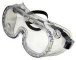 MCR Safety Standard Clear Anti-Fog Lens Rubber Strap Safety Goggles