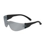 PIP Zenon Z12™ Silver Mirror Anti-Scratch Coated Lens Black Temple Rimless Safety Glasses