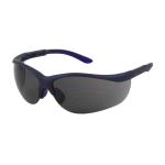 PIP Hi-Voltage AC™ Gray Anti-Scratch Coated Lens Blue Frame Semi-Rimless Safety Glasses