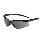 PIP Adversary™ Gray Anti-Scratch Coated Lens Black Frame Semi-Rimless Safety Glasses