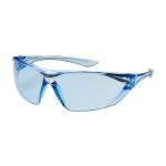 PIP Bullseye™ Light Blue Anti-Scratch/Fog Coated Lens & Temple Rimless Safety Glasses