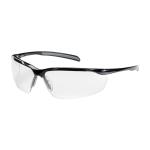 PIP Commander™ Clear Anti-Scratch/Reflective Coated Lens Gloss Black Frame Semi-Rimless Safety Glasses