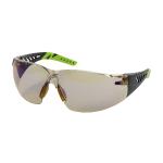 PIP Q-Vision™ Light Blue I/O Anti-Scratch/Fog Coated Lens Black & Lime Green Temples Rimless Safety Glasses