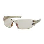 PIP Captain™ Light Blue I/O Anti-Scratch/Fog Coated Lens Brown Temple Rimless Safety Glasses