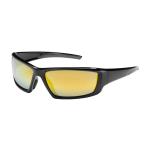 PIP Sunburst™ Gold Mirror Plus Anti-Scratch/Reflective Coated Lens & Black Full Frame Safety Glasses