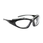 PIP Fuselage™ Clear Anti-Scratch/FogLess® 3Sixty™ Coated Lens Black Foam Padded Full Frame Interchangeable Safety Glasses