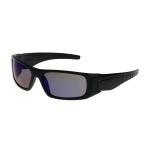 PIP Squadron™ Blue Mirror Plus Anti-Scratch/Reflective Coated Lens Full Black Frame Safety Glasses
