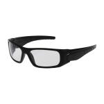 PIP Squadron™ Clear Anti-Scratch/Fog Coated Lens Full Black Frame Safety Glasses