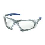 PIP Fortify™ Clear Anti-Scratch/Fog Coated Lens Gray Padded Foam Frame Safety Glasses
