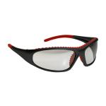 PIP FlashFire™ Clear Anti-Scratch/Fog Coated Lens Full Black/Red Frame Safety Glasses