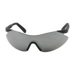 PIP Wilco™ Silver Mirror Anti-Scratch Coated Black Temple Rimless Safety Glasses
